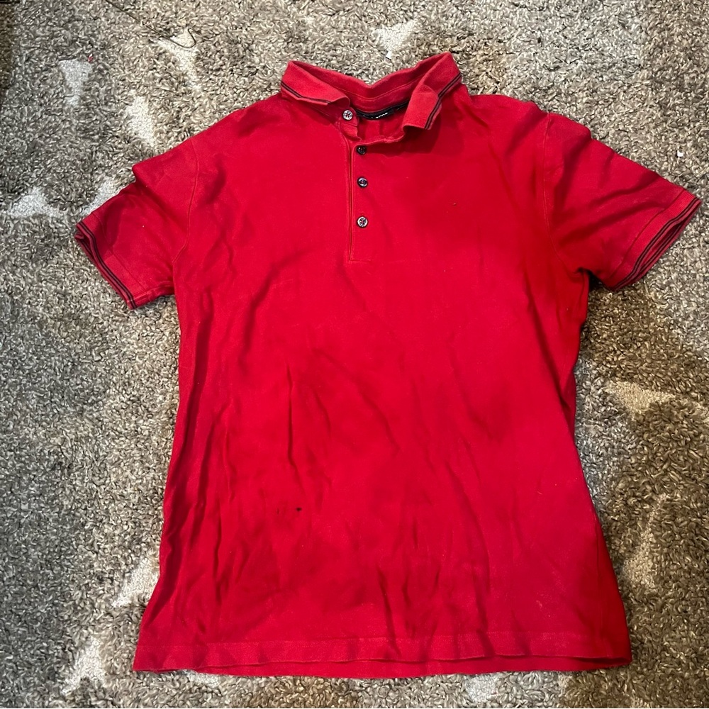Claiborne Classic Red Polo Shirt